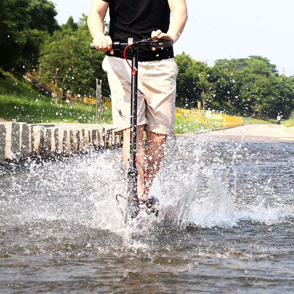 AOVOPRO M365GO Electric Scooter 350W Motor 36V 10.4Ah Battery Dual Brake App Control LCD Display Waterproof Foldable E-scooter