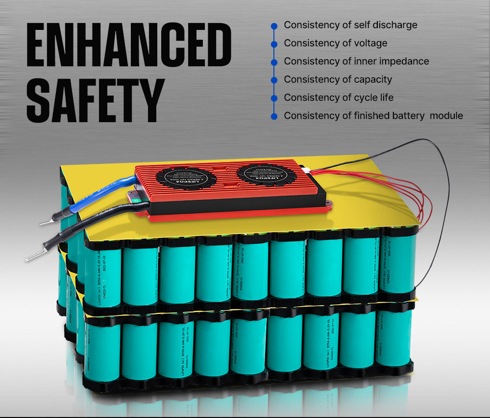 ATEM POWER 12V 100Ah Lifepo4 Battery, 100A Continuous Discharge, Deep Cycle, Built-in BMS, Run in Parallel or Series
