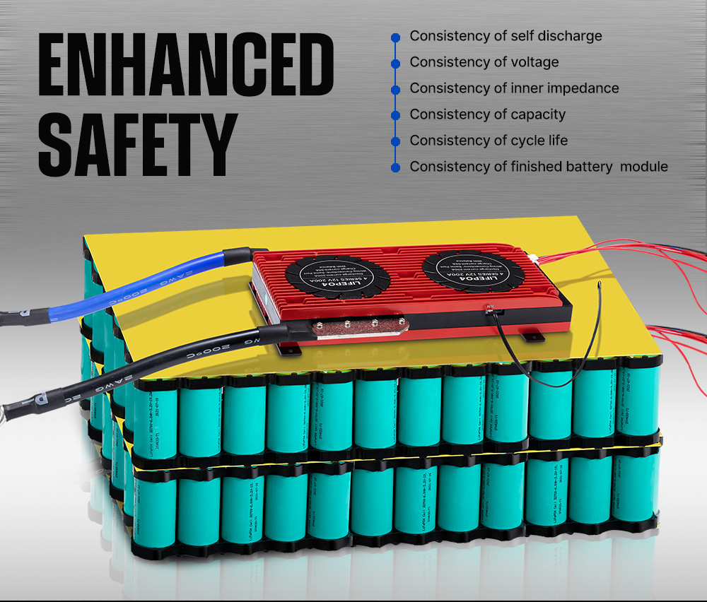 ATEM POWER 12V 200Ah Lifepo4 Battery, 200A Continuous Discharge, Deep Cycle, Built-in BMS, Run in Parallel or Series