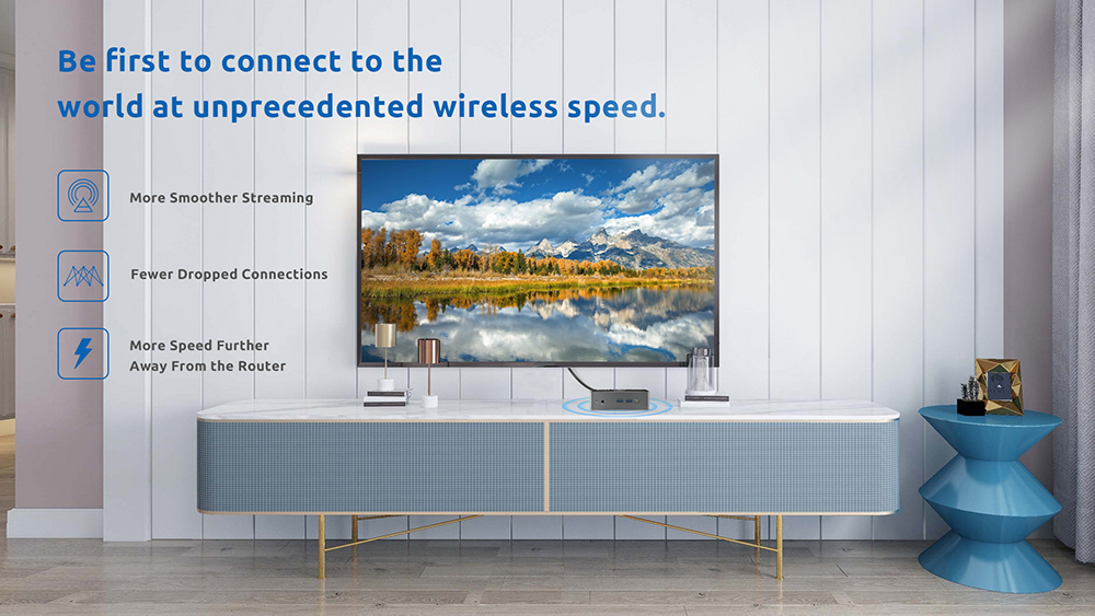 BMAX B2 Mini PC Processeur Intel® E3950 8 Go DDR4 128 Go SSD BT4.2 HDMI Type C 100 Mbps Wi-Fi Windows 10 Prise UE