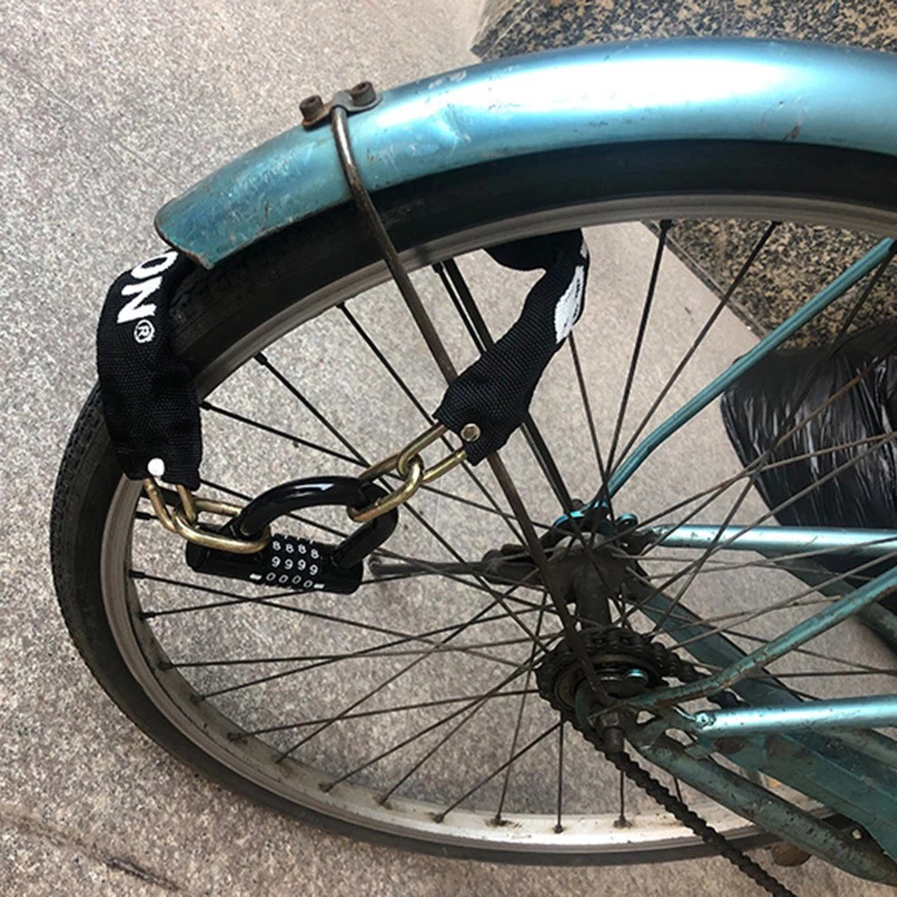 Bicycle U Lock 4-digit Combination Password Lock Anti-theft Heavy Duty Gym Locker For Bikes, Motorcycles, Scooters - Black 13 Bicycle U Lock 4-digit Combination Password Lock Anti-theft Heavy Duty Gym Locker for Bikes, Motorcycles, Scooters - Black