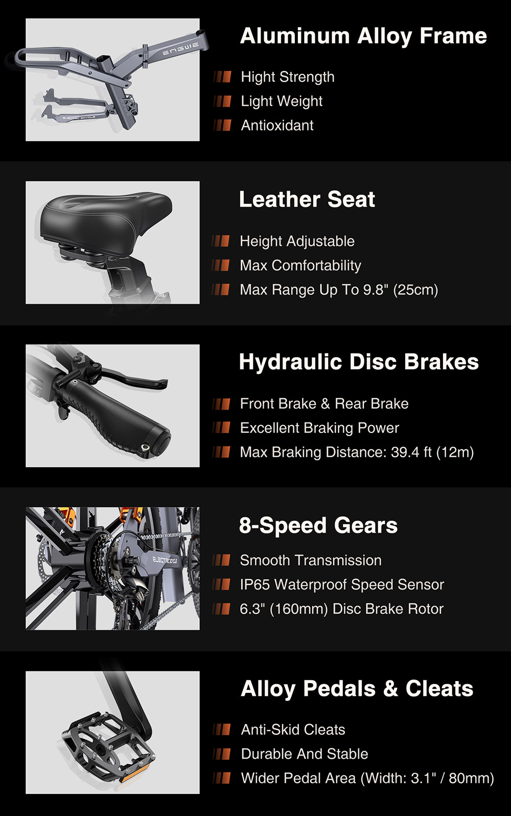 ENGWE X26 Electric Bike 48V 1000W Motor 19Ah & 7.5Ah Dual Battery for 57.7 Miles Range, 26*4.0 inch Fat Tire