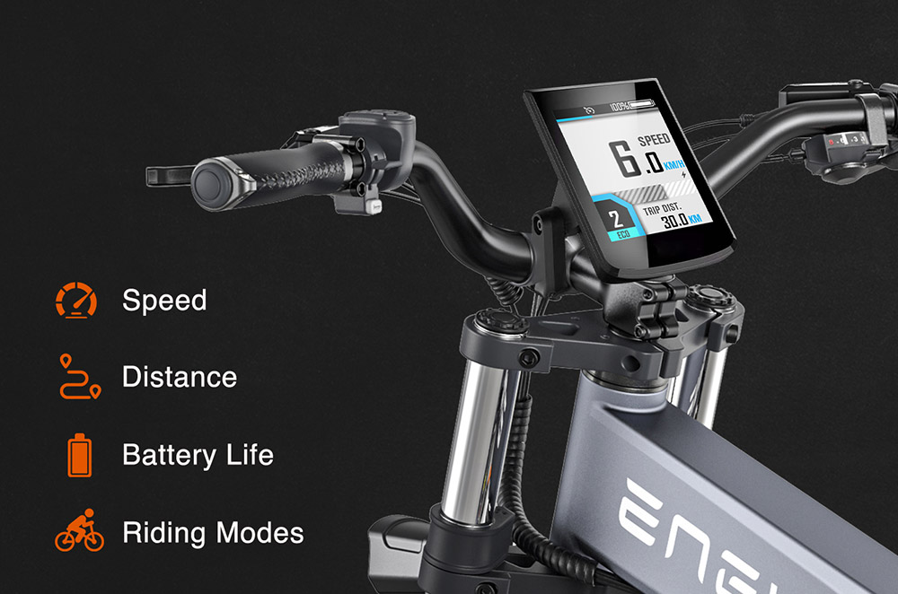 ENGWE X26 Electric Bike 48V 1000W Motor 19Ah & 7.5Ah Dual Battery for 57.7 Miles Range, 26*4.0 inch Fat Tire