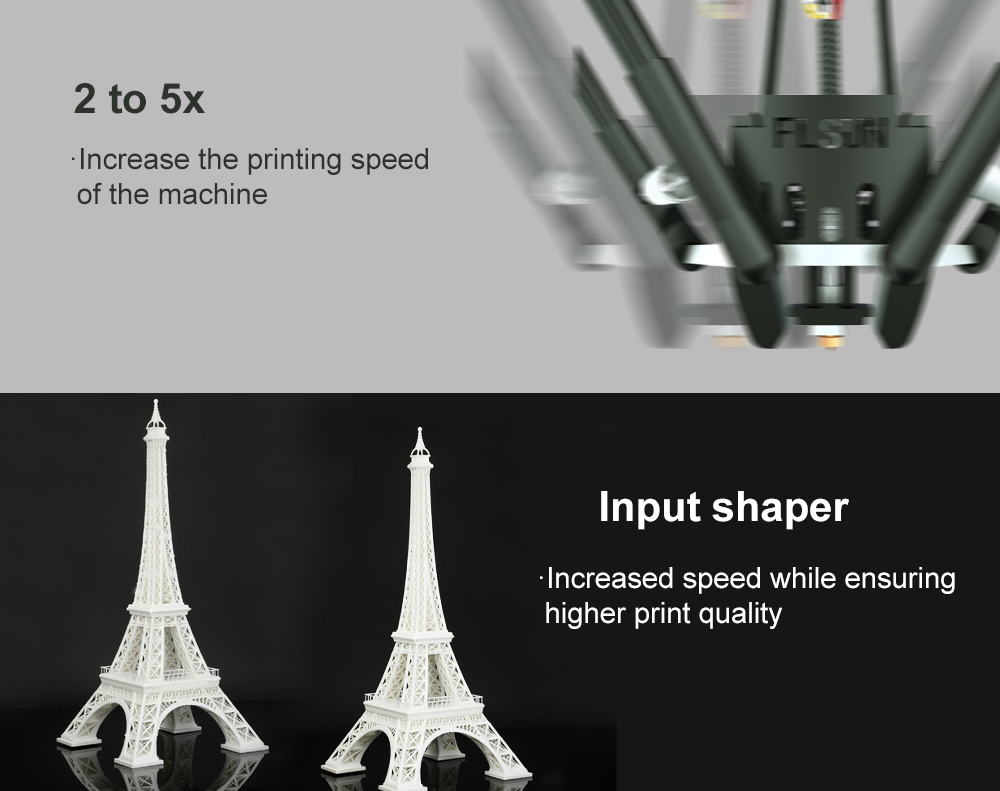 Flsun Speeder Pad, 3D Printing Pad Based-on Klipper Firmware, 1GB + 16GB, 7-inch Touch Screen, 1024x600 Resolution, WiFi Connection