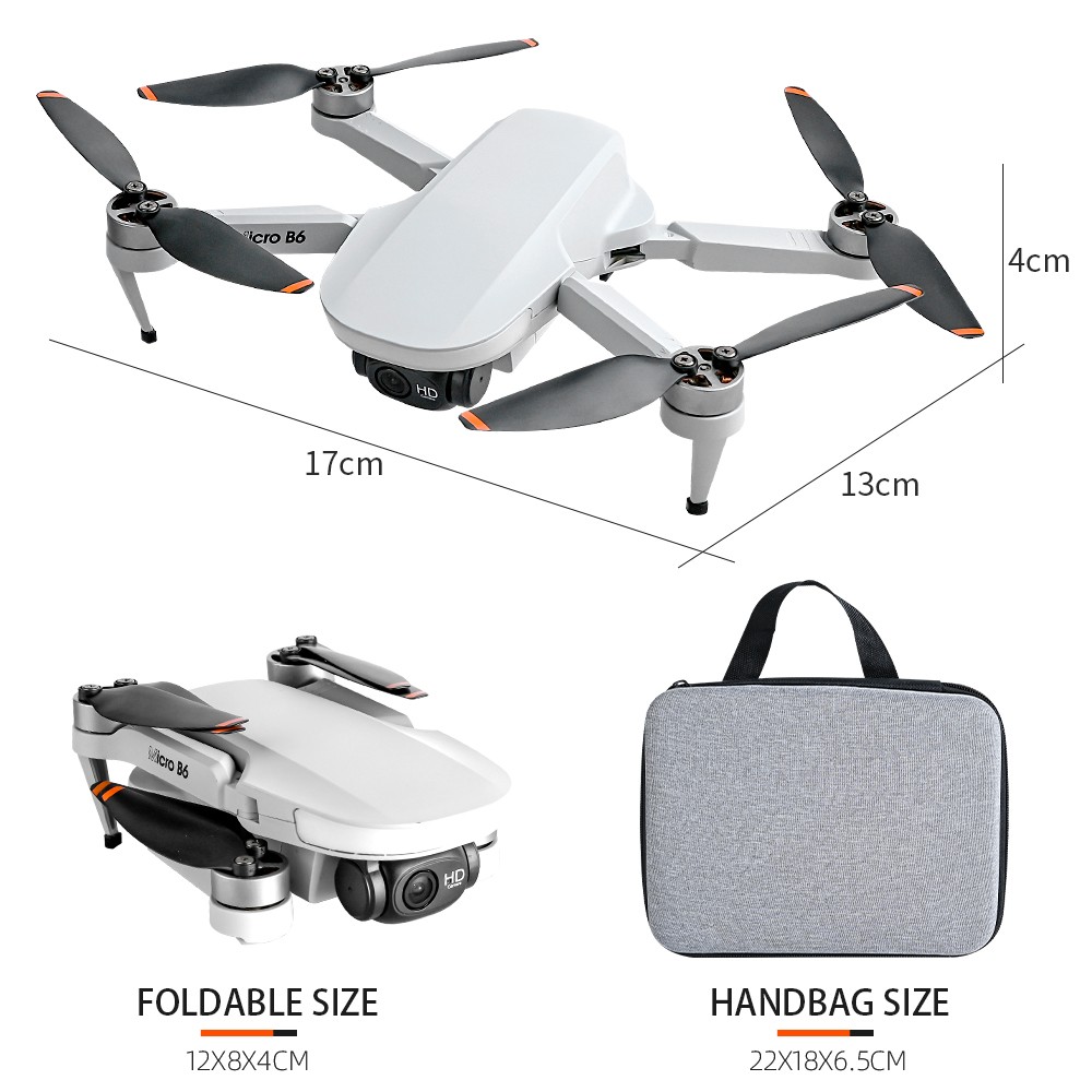 Flytec T16 RC Drone Long Time Flying Brushless Foldable GPS Quadcopter With 4K HD Camera - One Battery