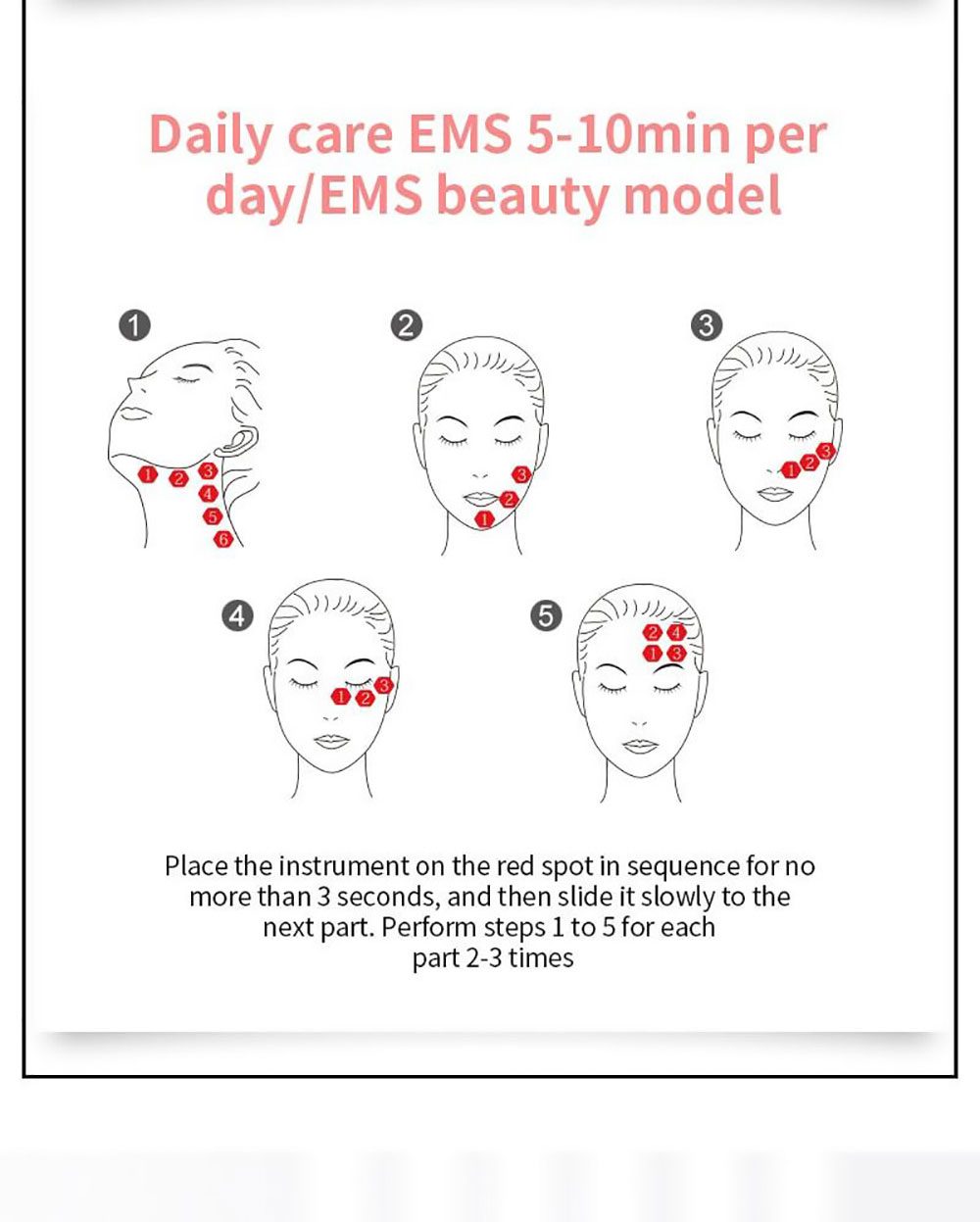 HS-989 RF Instrument Color Light Pulse Beauty Instrument Red