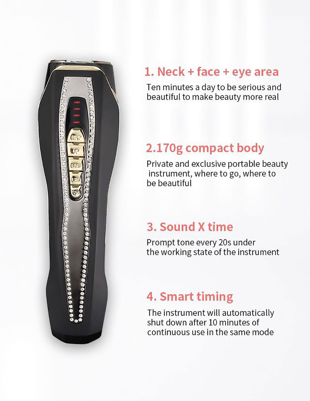 HS-989 RF Instrument Color Light Pulse Beauty Instrument Red