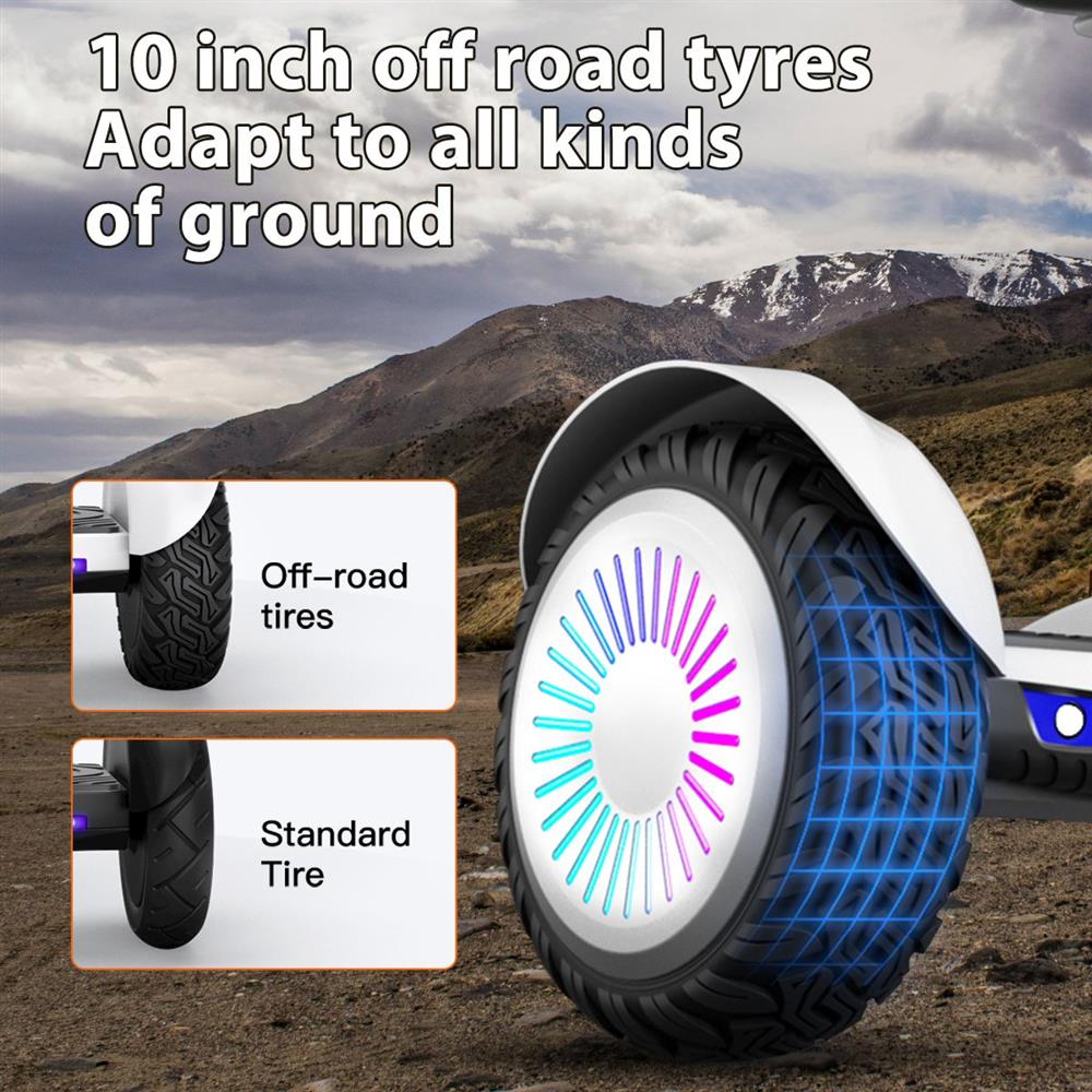 IENYRID K8 Balance Car 10 inch Off-road Tires 350W*2 Motor 16km/h Top Speed 4Ah Battery for 12km Mileage 80kg Load