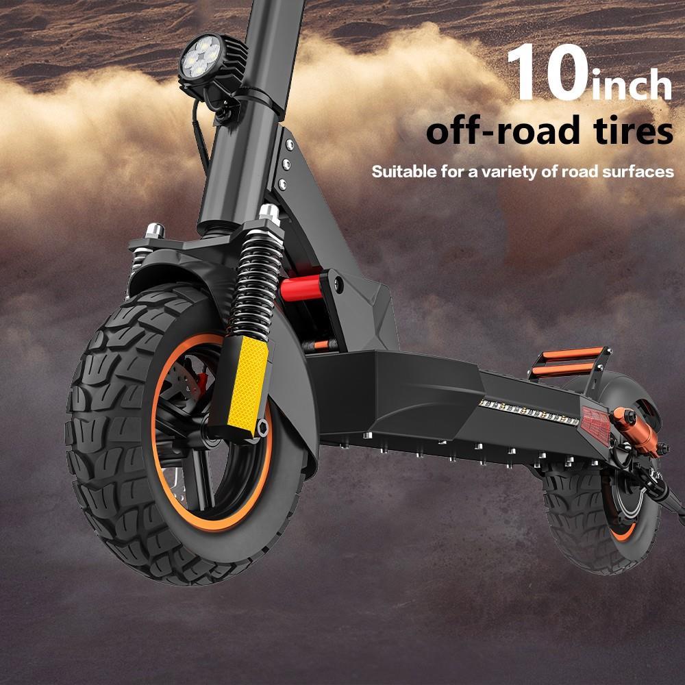 IENYRID M4ProS+ Electic Scooter 10'' Tire 800W Motor 10Ah Battery for 25-35km Mileage 150kg Load with Seat