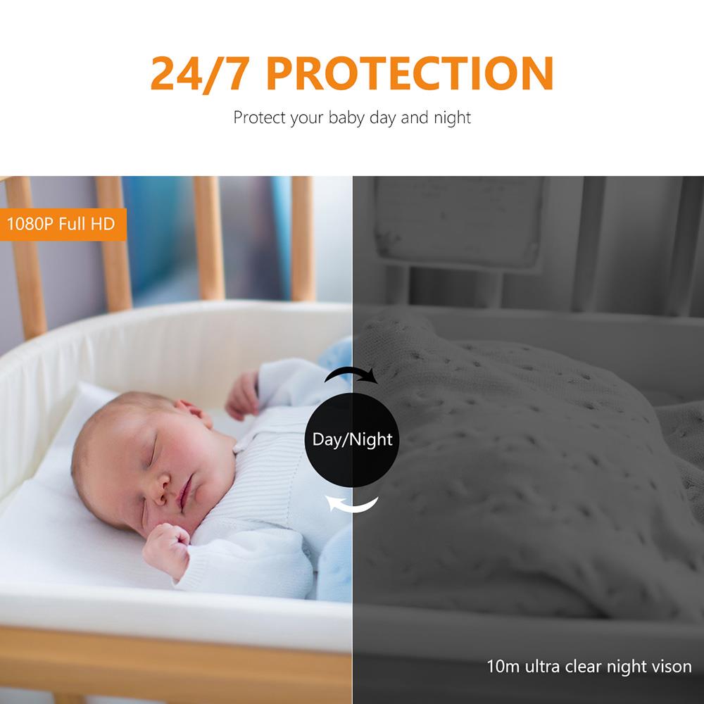 IMOU Cue 2c 1080P IP Wifi Camera Baby Monitor Camera Human Detection H265 Compact Smart Night Vision Camera