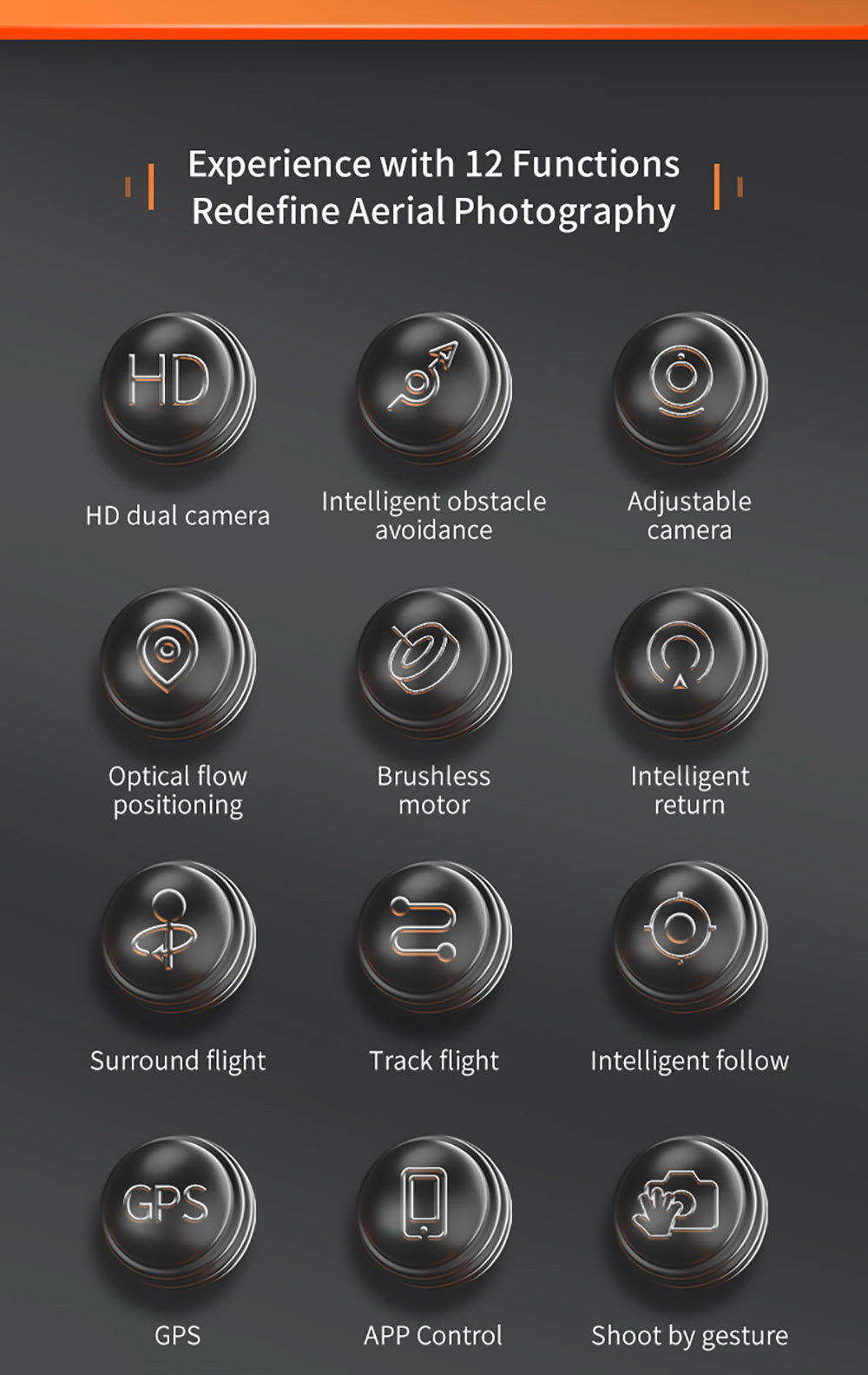 JJRC X25 RC Drone WiFi FPV with 4K+8K Dual Camera Obstacle Avoidance Optical Flow Foldable Quadcopter - One Battery