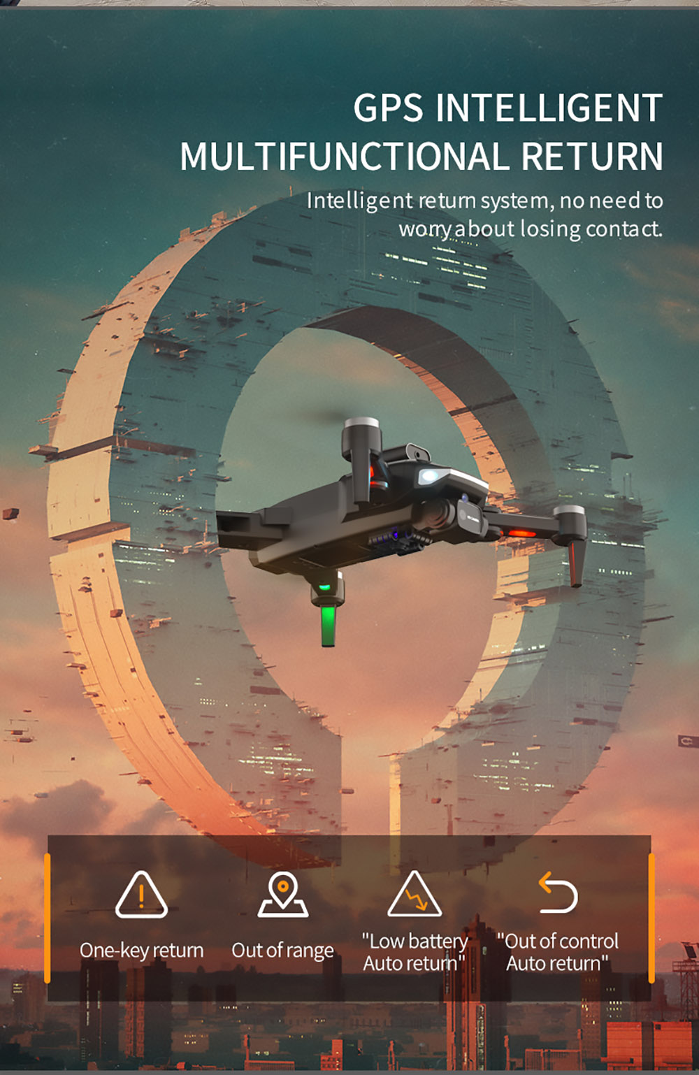 JJRC X25 RC Drone WiFi FPV with 4K+8K Dual Camera Obstacle Avoidance Optical Flow Foldable Quadcopter - One Battery