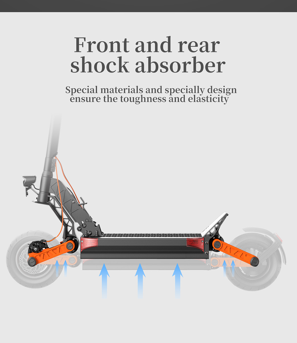 JOYOR S5 Electric Scooter 10 Inch Tires 48V 13Ah Battery 600W Motor 25Km/h Max Speed 40-55KM Range Dual Disc Brakes Cruise Control Black 15 JOYOR S5 Electric Scooter 48V 13Ah Battery, 600W Motor 25km/h Max Speed 40-55km Range Black