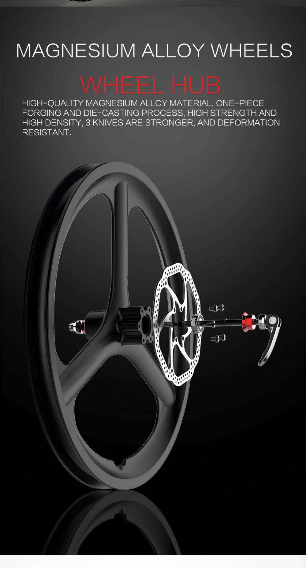 LANKELEISI G650 Electric Folding Bike 400W Motor 14.5Ah Battery 20 inch Tire for Commuting - Red