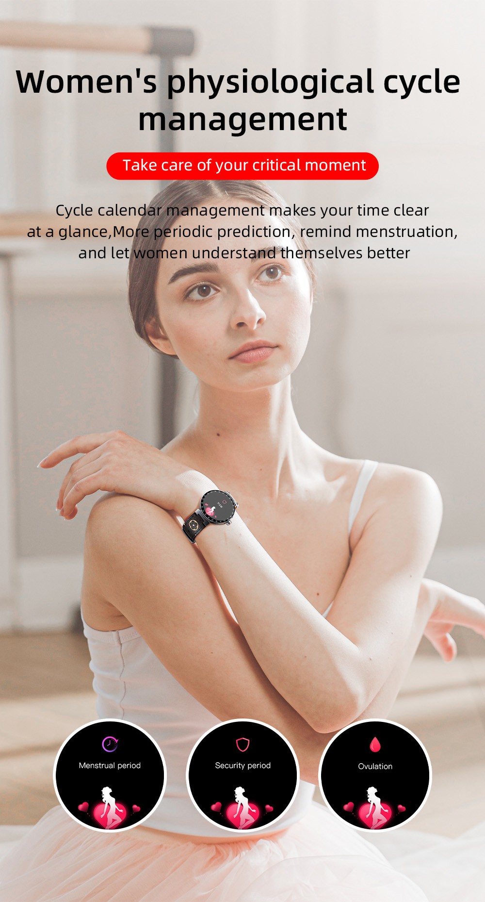LOKMAT TIME PRO Smartwatch Bluetooth Calling Watch, 1.32'' IPS Screen,  Multi-sport Mode, Sleep  Detection - Brown