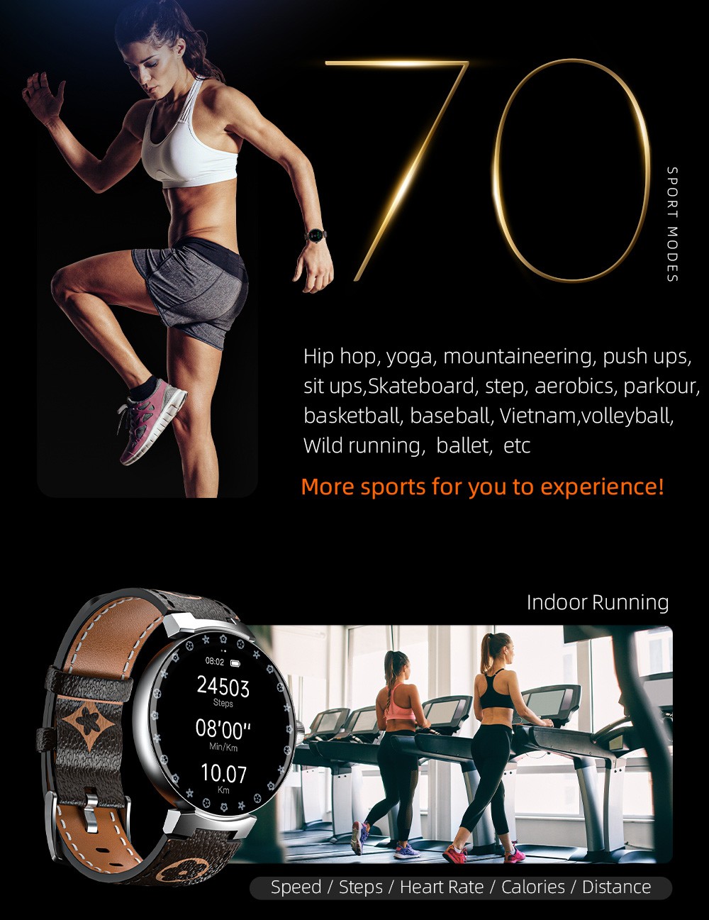 LOKMAT TIME PRO Smartwatch Bluetooth Calling Watch, 1.32'' IPS Screen, Multi-sport Mode, Sleep Detection - Silver