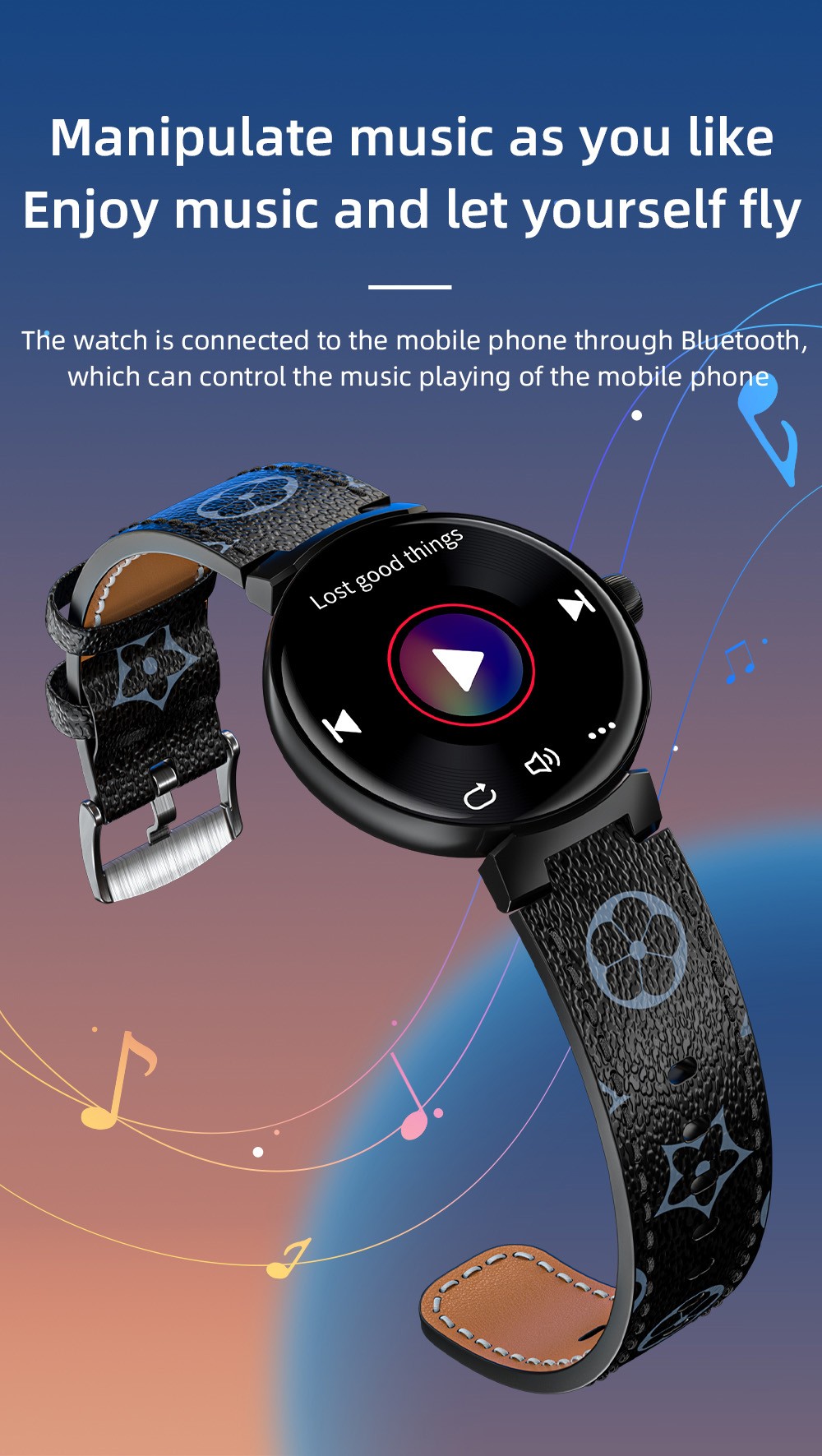 LOKMAT TIME PRO Smartwatch Bluetooth Calling Watch, 1.32'' IPS Screen, Multi-sport Mode, Sleep Detection - Silver