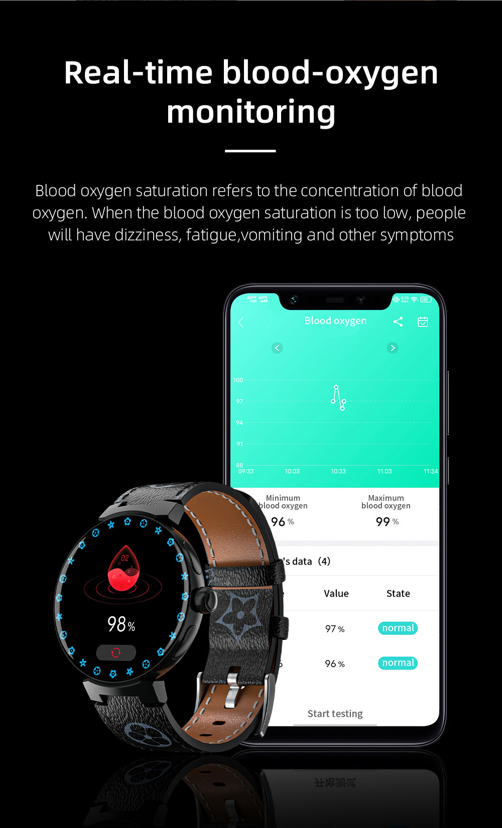 LOKMAT TIME PRO Smartwatch Bluetooth Calling Watch, 1.32'' IPS Screen, Multi-sport Mode, Sleep Detection - Silver