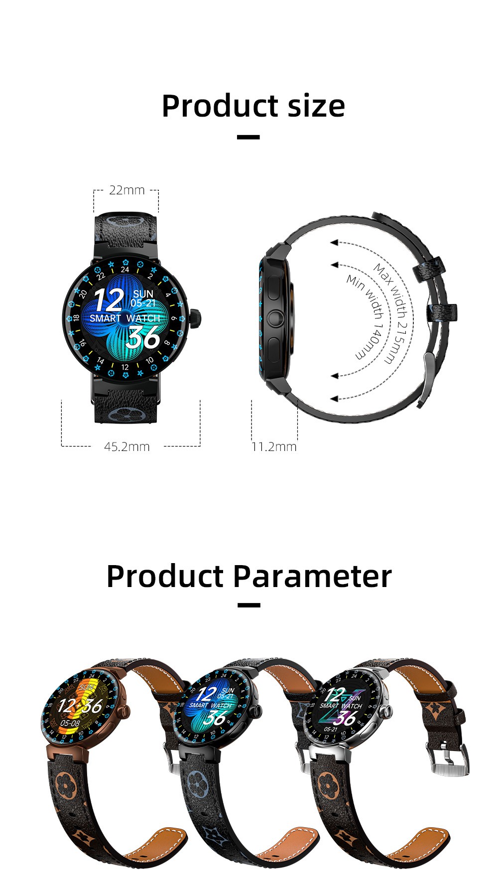 LOKMAT TIME PRO Smartwatch Bluetooth Calling Watch, 1.32'' IPS Screen, Multi-sport Mode, Sleep Detection - Silver