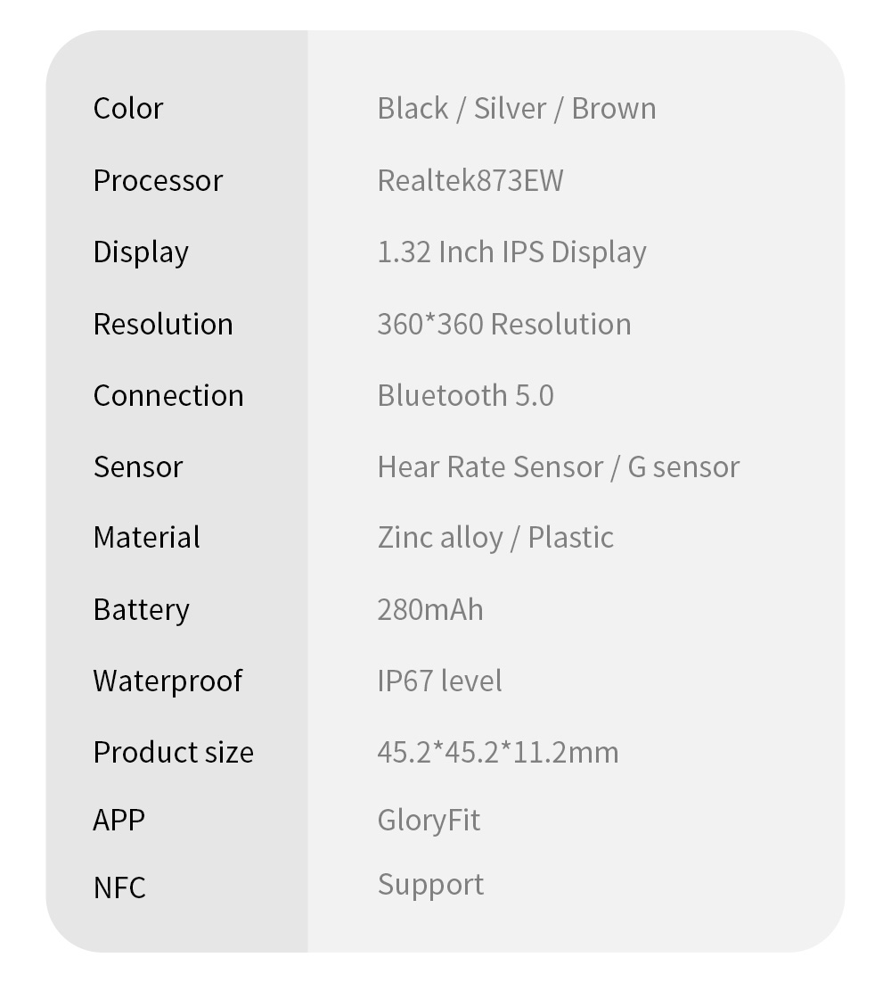 LOKMAT TIME PRO Smartwatch Bluetooth Calling Watch, 1.32'' IPS Screen, Multi-sport Mode, Sleep Detection - Silver