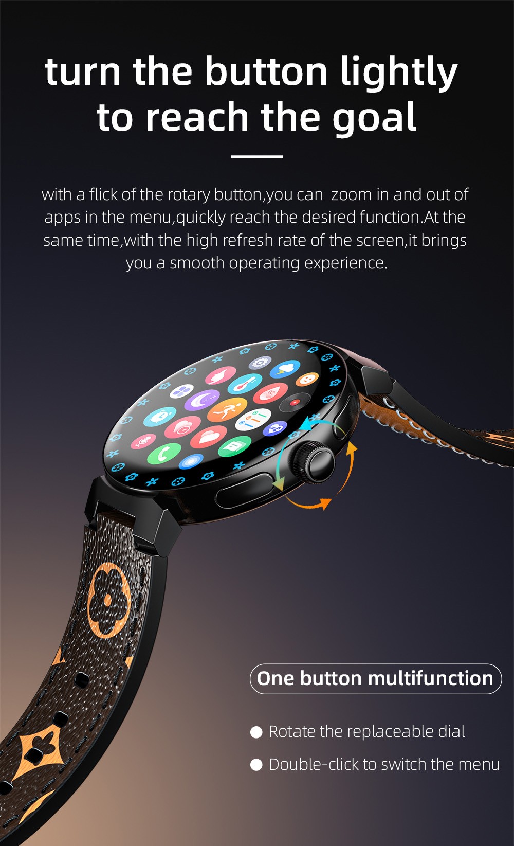 LOKMAT TIME PRO Smartwatch Bluetooth Calling Watch, 1.32'' IPS Screen, Multi-sport Mode, Sleep Detection - Silver