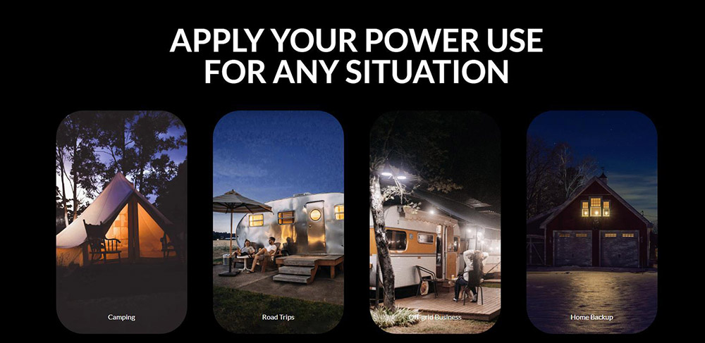 Mango Power 2*Mango Power E Portable Power Stations with mSocket, 7kWh LFP Battery, 14kWh Expanded Capacity, 16 Output Ports, Charging 80% in 1 Hour, App Control