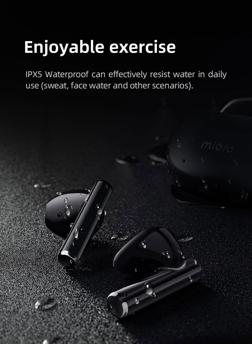 Mibro Earbuds 2 TWS True Wireless Stereo Earbuds, Bluetooth 5.3, AI Noise Cancellation - Black 18 Mibro Earbuds 2 TWS True Wireless Stereo Earbuds, Bluetooth 5.3, AI Noise Cancellation - Black