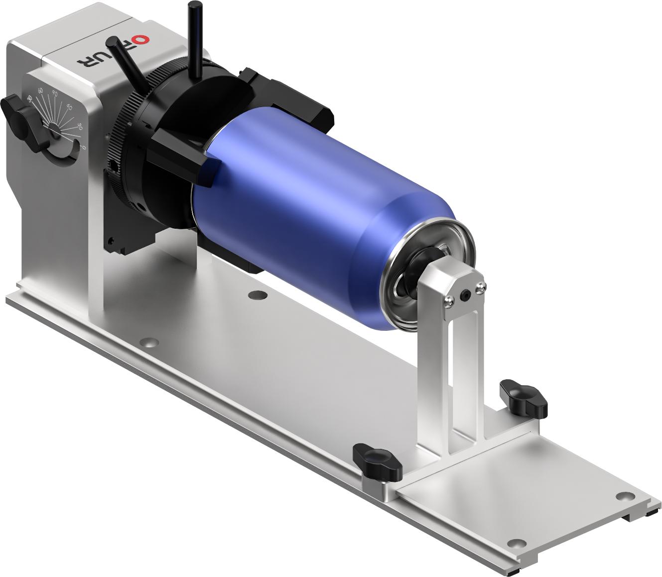 New ORTUR YRC1.0 Y-Axis Rotary Chuck, Adjustable Elevation, 360 Degrees