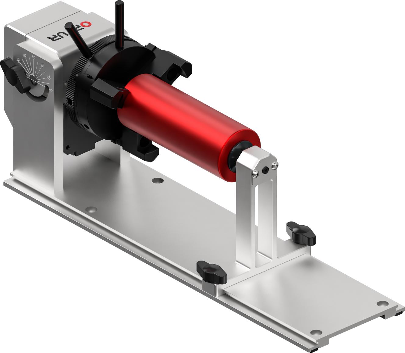 ORTUR YRC1.0 Y-Axis Rotary Chuck, Adjustable Elevation, 360 Degrees Engraving