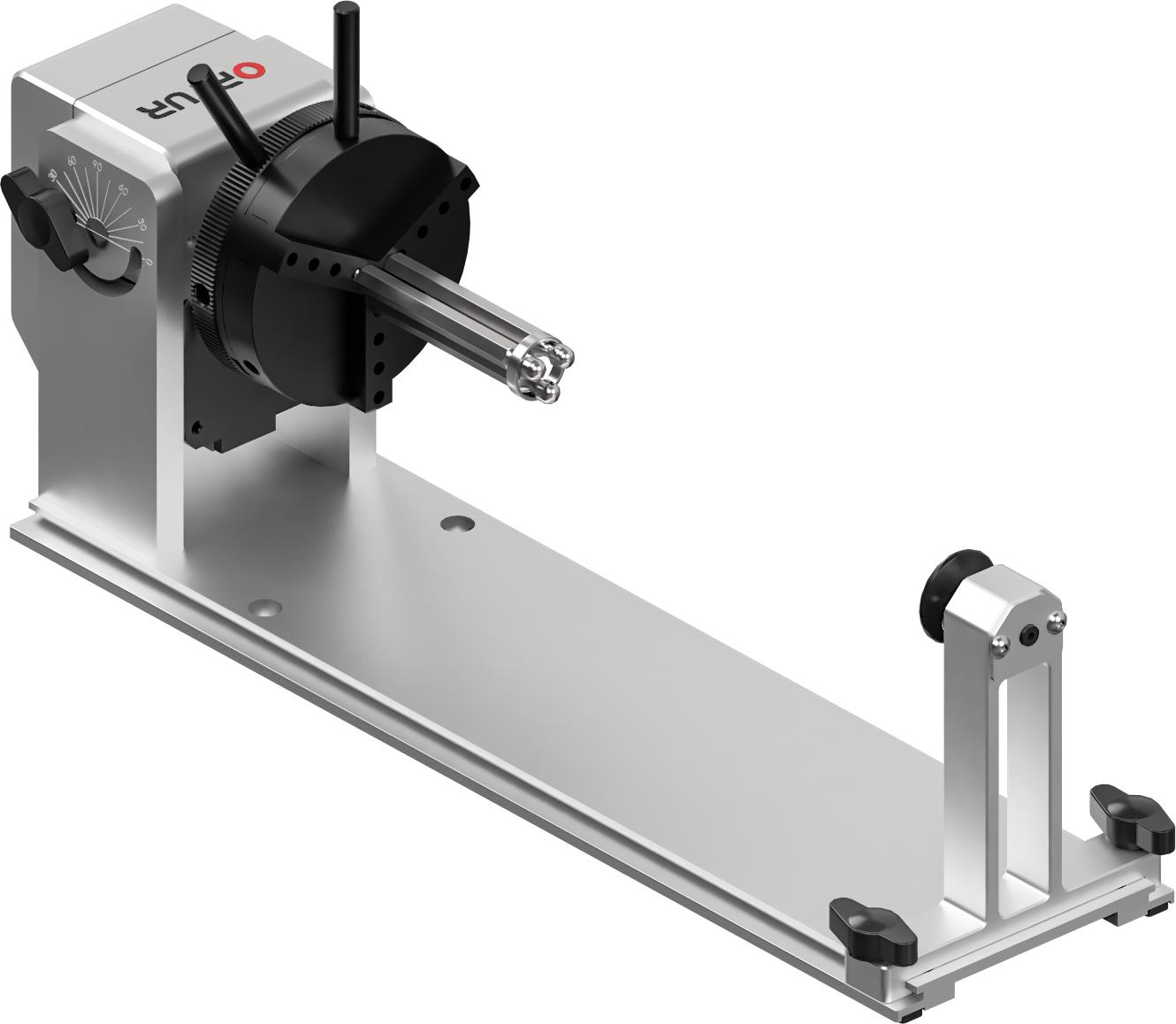 ORTUR YRC1.0 Y-Axis Rotary Chuck, Adjustable Elevation, 360 Degrees Engraving