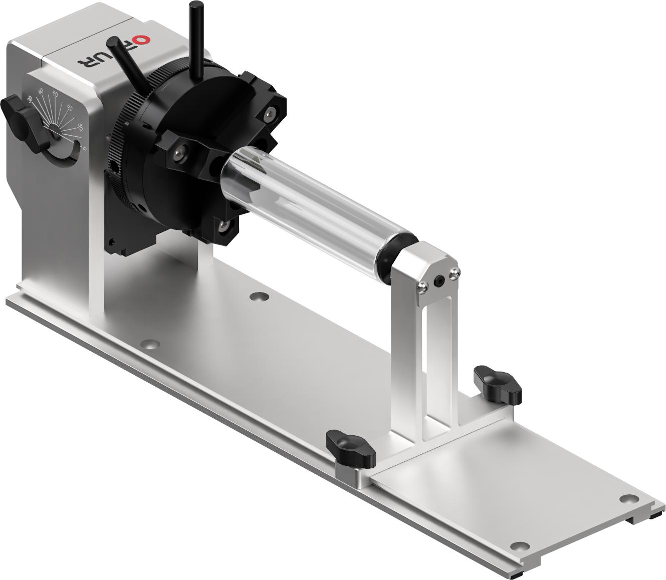 ORTUR YRC1.0 Y-Axis Rotary Chuck, Adjustable Elevation, 360 Degrees Engraving