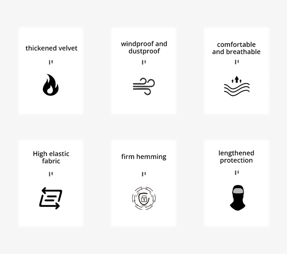 ROCKBROS Snowboard Face Mask Windproof Warm Outdoor Thermal Fleece Ski Mask Breathable Unisex for Camping, Skiing - Blue