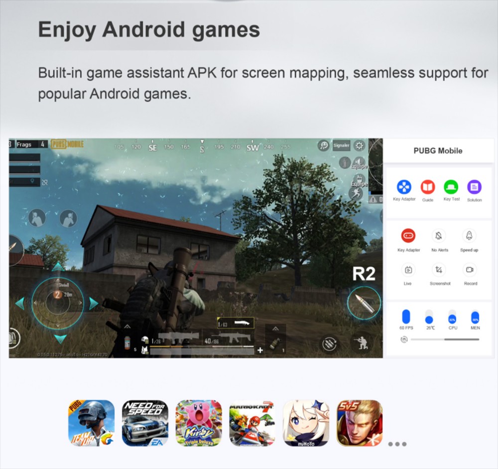 Retroid Pocket 3 Portable Game Console Android 11 4.7 inch IPS Touch Screen 2GB RAM 32GB eMMC WiFi Bluetooth - Yellow