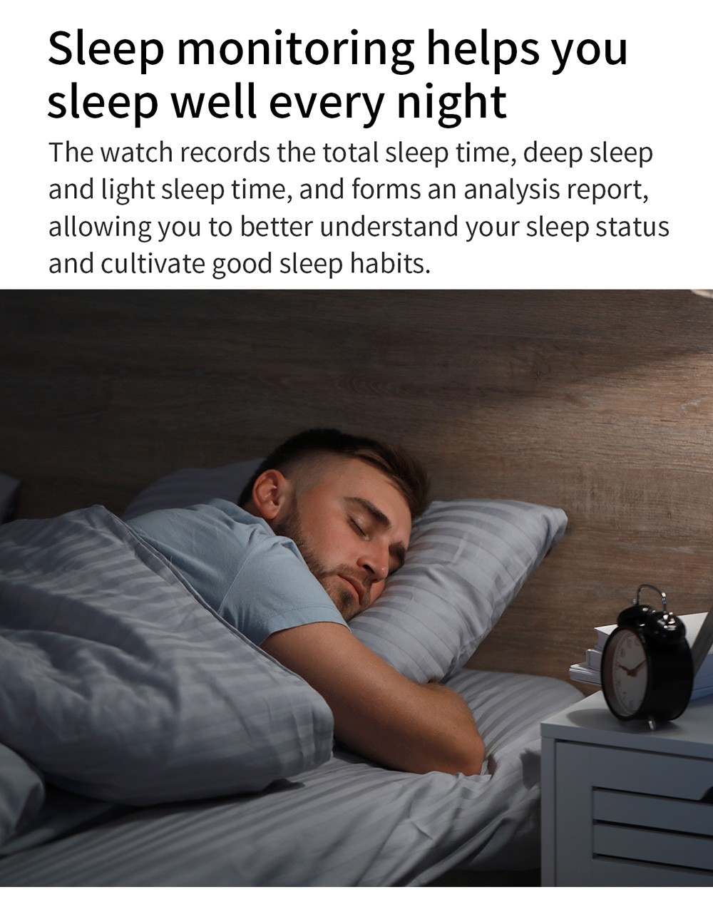 SENBONO L32 Smartwatch 1.83'' Large Screen Bluetooth 5.0 Sports Watch Heart Rate, Blood Pressure, Blood Oxygen Monitor - Blue