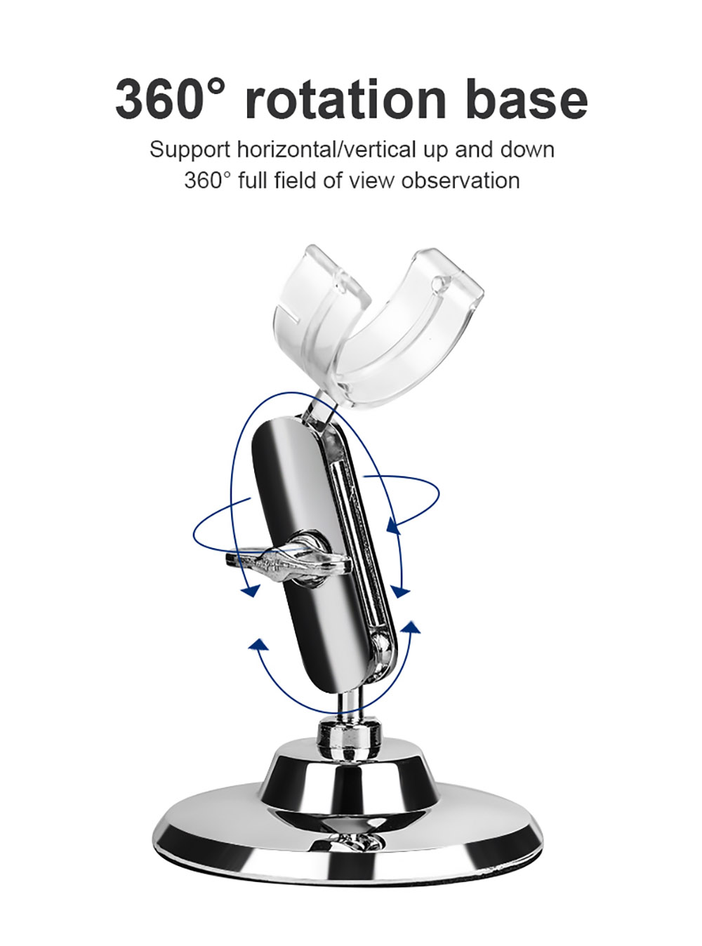 SUNUO 314 Smart WiFi Microscope, 0.3MP Pixel, 360 Degree Rotation Base, 1000X Zoom, 8 LED Lights