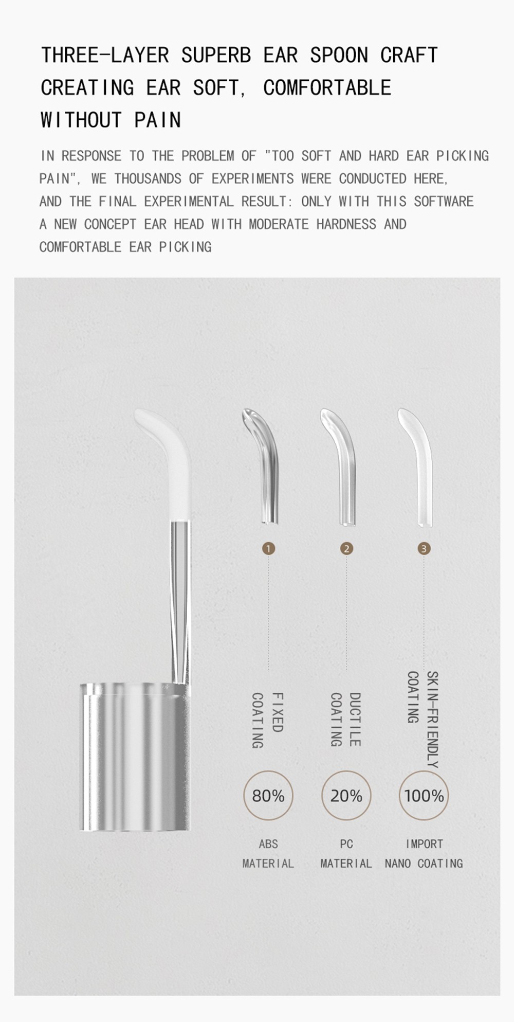 SUNUO P40 Pro Smart Visual Ear Cleaner, 5 Million HD Camera, 6-Axis Gyroscope, Hall-Style Switch, Waterproof, WiFi Connection - Black