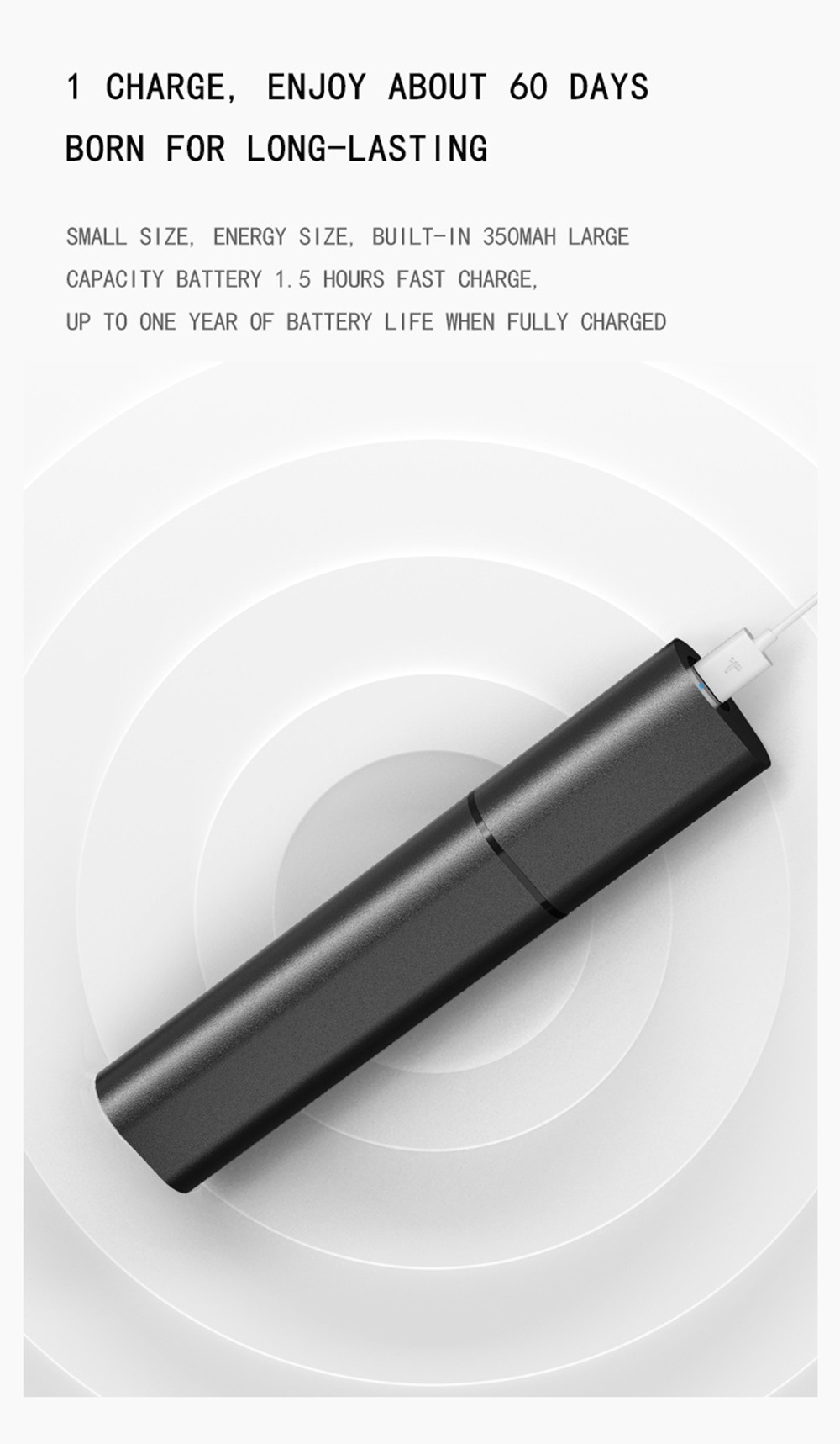 SUNUO P40 Pro Smart Visual Ear Cleaner, 5 Million HD Camera, 6-Axis Gyroscope, Hall-Style Switch, Waterproof, WiFi Connection - Black