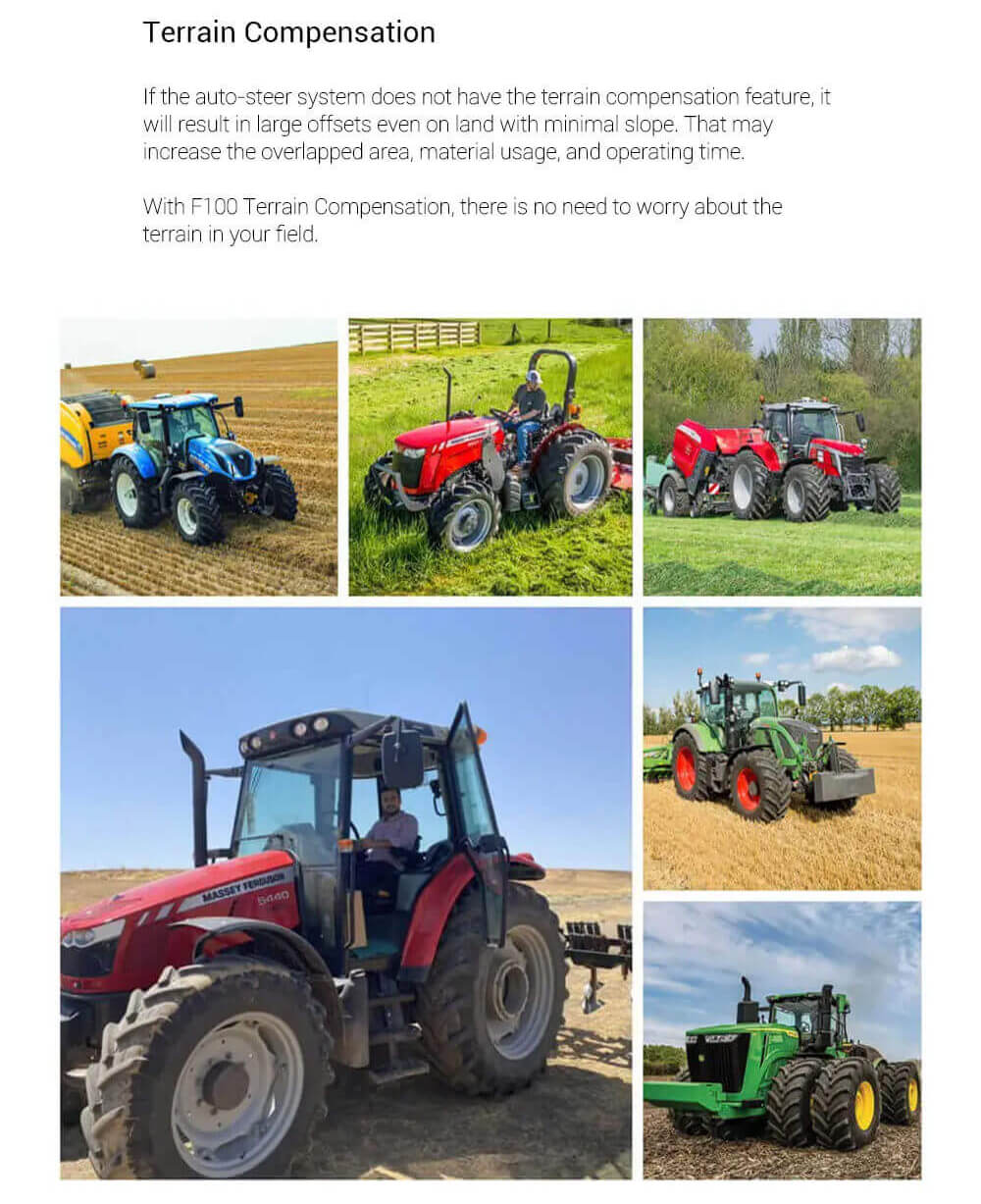 Sveaverken F100 Auto Steer System for Tractor