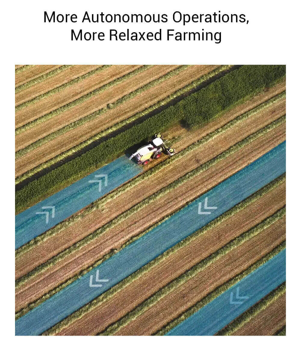 Sveaverken F100 Tractor Auto Steer System with Advanced Mode, U-Turn Auto Drive, 3 Guidance Line Modes, 2.5cm High Accuracy Operation