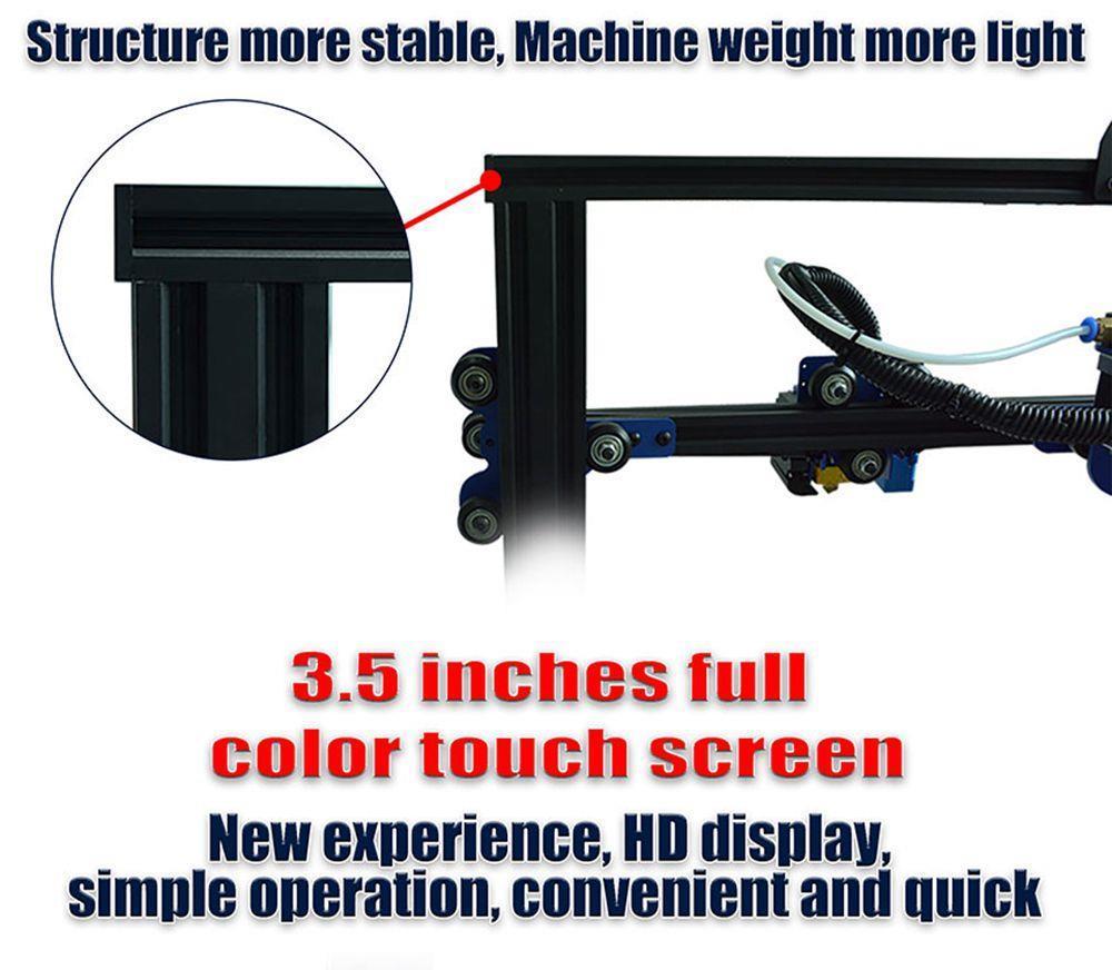 3D tlačiareň TRONXY XY-2 Pro Titan, extrudér Titan, detekcia chodu vlákna, mimoriadne tichá tlač na pokračovanie, 255x255x245 mm