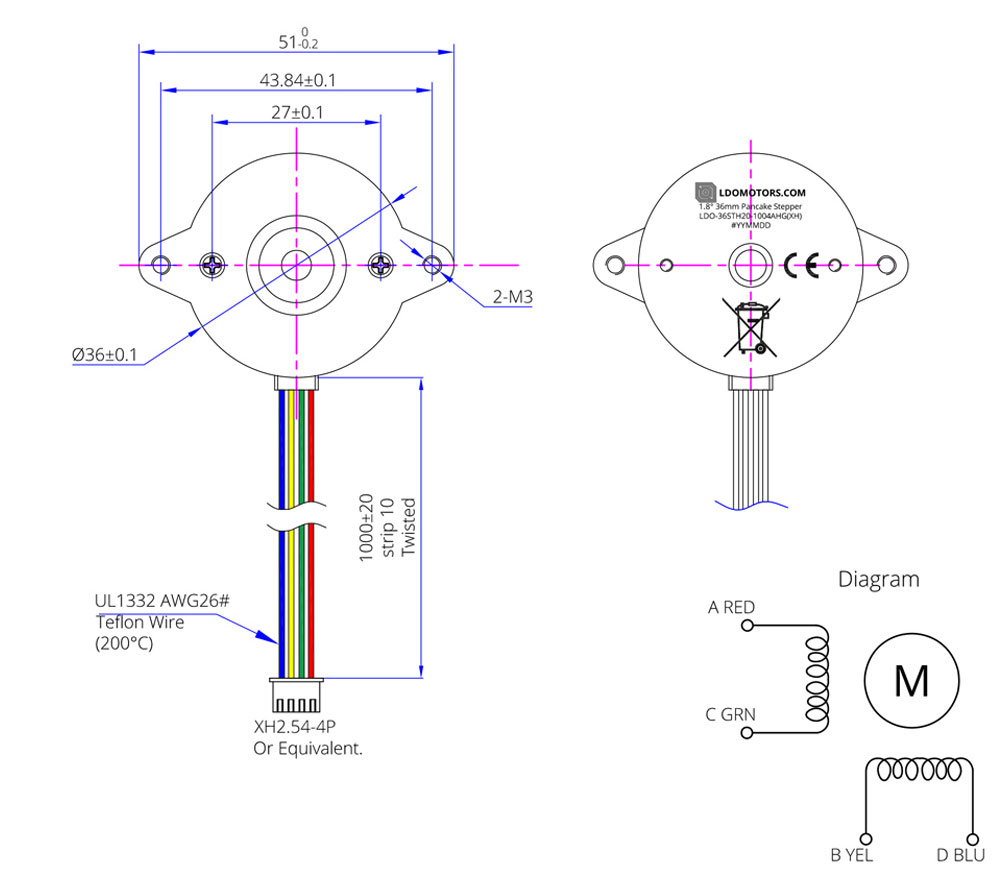 TWO TREES Orbiter Extruder V2.0 with Motor Double Gear Direct Drive for Voron 2.4 CR10 Ender-3 V2 PRO 3D Printer