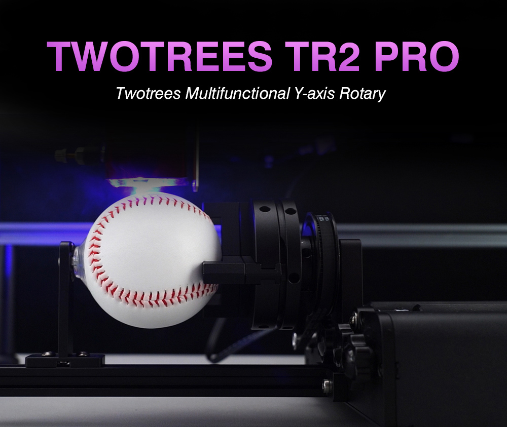 TWO TREES TR2 Pro Roller Rotary 4 In 1 Chuck Rotating Module