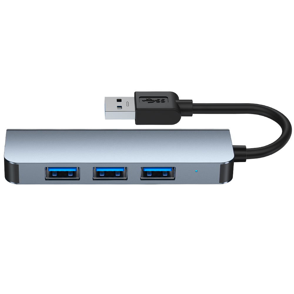 USB Hub 3.0 4 Ports Hub Adapter, Plug and Play, for Computers, Mobile Phones, Laptops