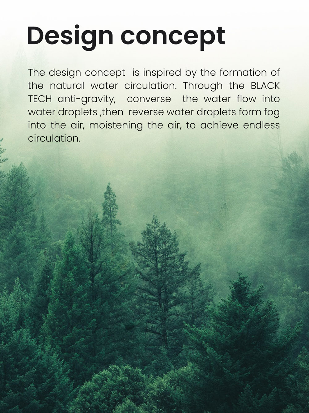 Winben Anti Gravity Levitating Water Drop Humidifier, Essential Oil Incense, 600ml Water Tank, Dual Humidification Mode, EU Plug - Green