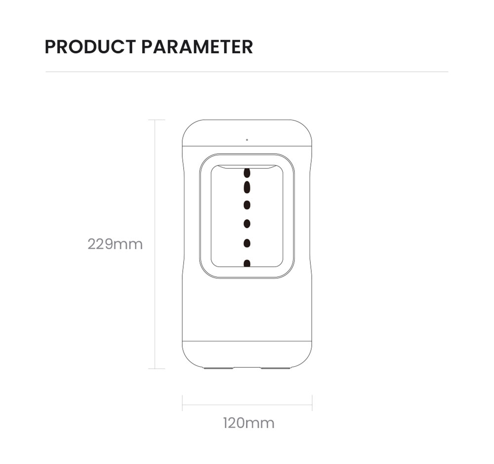 Winben Anti Gravity Levitating Water Drop Humidifier, Essential Oil Incense, 600ml Water Tank, Dual Humidification Mode, EU Plug - Purple