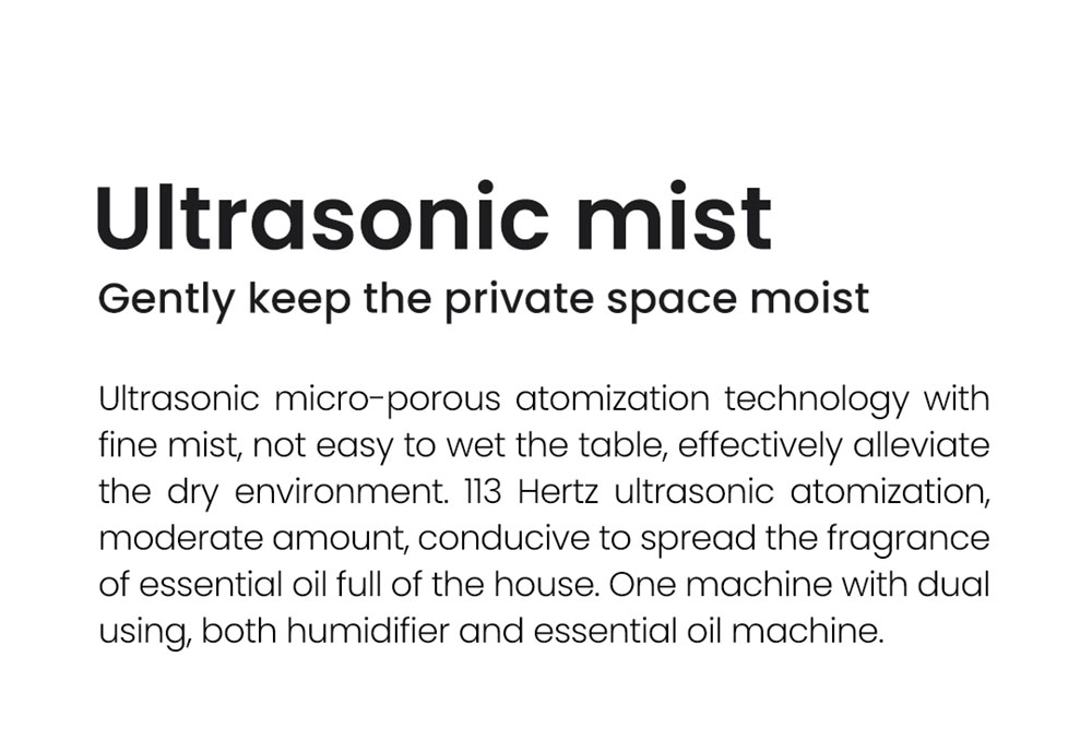 Winben Anti Gravity Levitating Water Drop Humidifier, Essential Oil Incense, 600ml Water Tank, Dual Humidification Mode, EU Plug - Purple