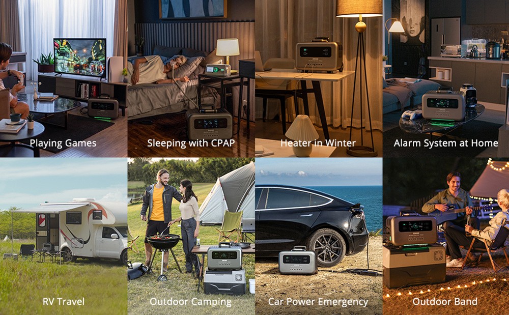 ZENDURE SuperBase Pro 1500 Portable Power Station, 1440Wh LiFePo4 Battery, 2000W Output, 14 Outputs, Charge to 75% in 1 Hour, 4G IoT & App Control, 6.1inch Display - US Plug