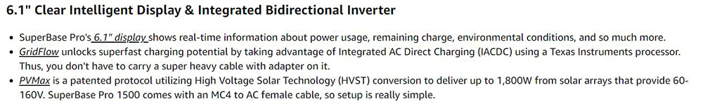 ZENDURE SuperBase Pro 1500 Portable Power Station, 1440Wh LiFePo4 Battery, 2000W Output, 14 Outputs, Charge to 75% in 1 Hour, 4G IoT & App Control, 6.1inch Display - US Plug