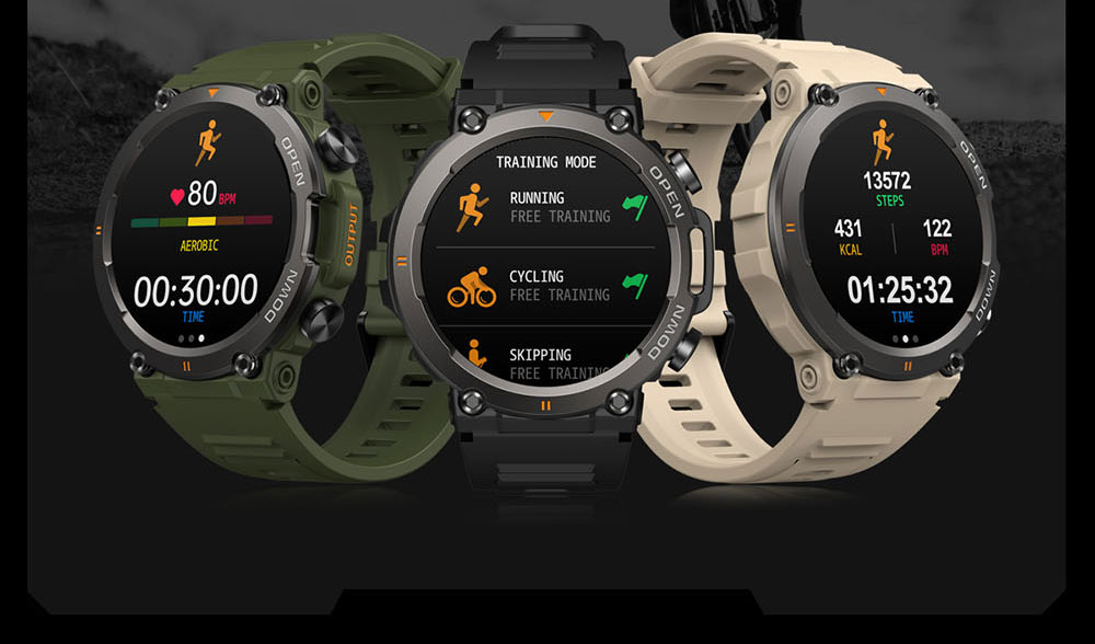 Zeblaze VIBE 7 Smartwatch 1.39'' HD Color Display, Bluetooth 5.0, Women Health, 100+ Sports Modes, 25 Days Battery Life - Green