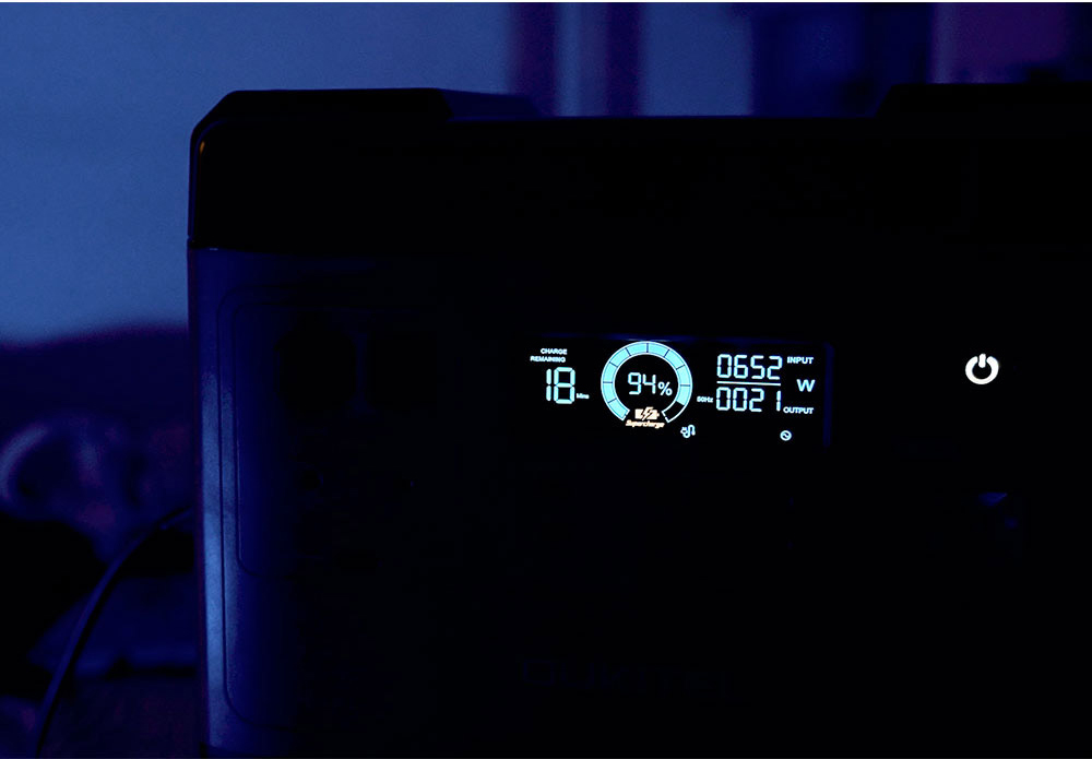 OUKITEL P2001 Ultimate 2000W Portable Power Station + BLUETTI POWEROAK SP200 200W Solar Panel Outdoor Power Supply Kit, 2000Wh LiFePO4 Battery with Pure Sine Wave AC Outlets, QC3.0 & USB-C PD 100W, Super Fast Recharge Durable Generator
